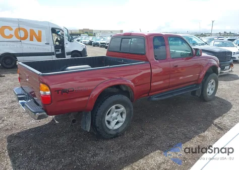 2004 Toyota Tacoma Prerunner from USA, damaged, VIN 5TESM92N04Z402813